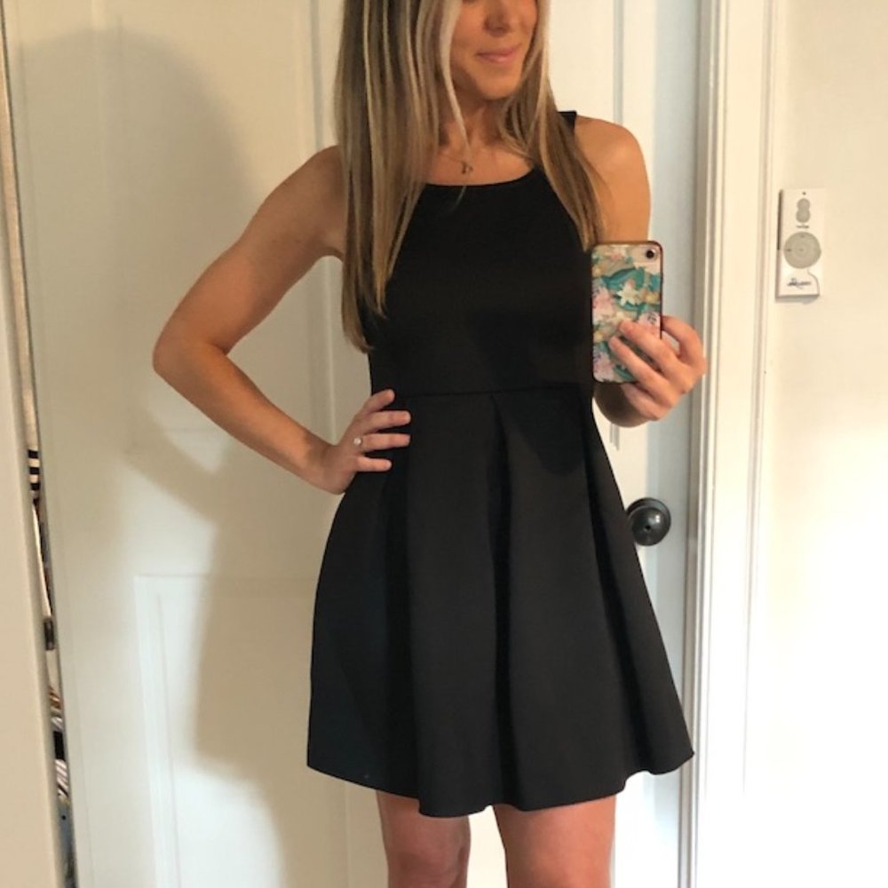 Express Holiday Little Black Dress